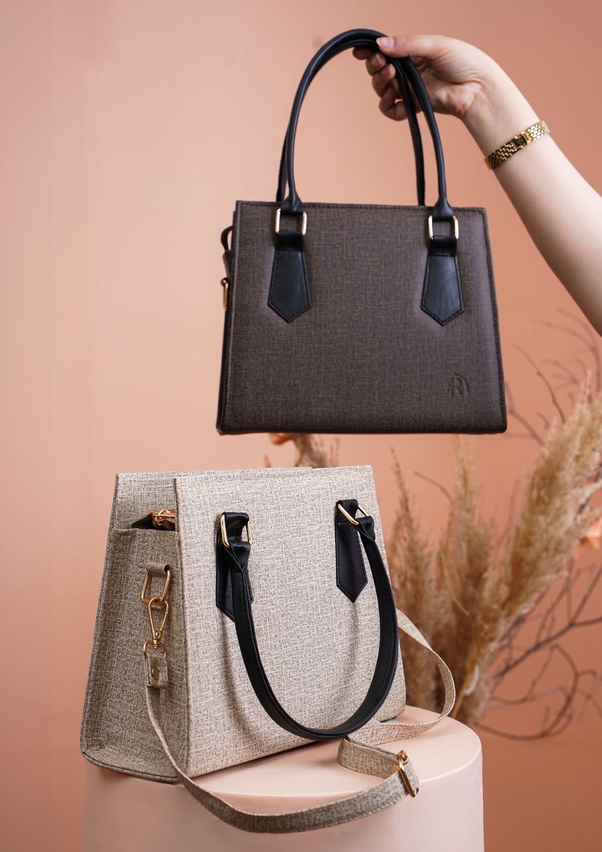 Elara Crescent Shoulder Bag luxury product image